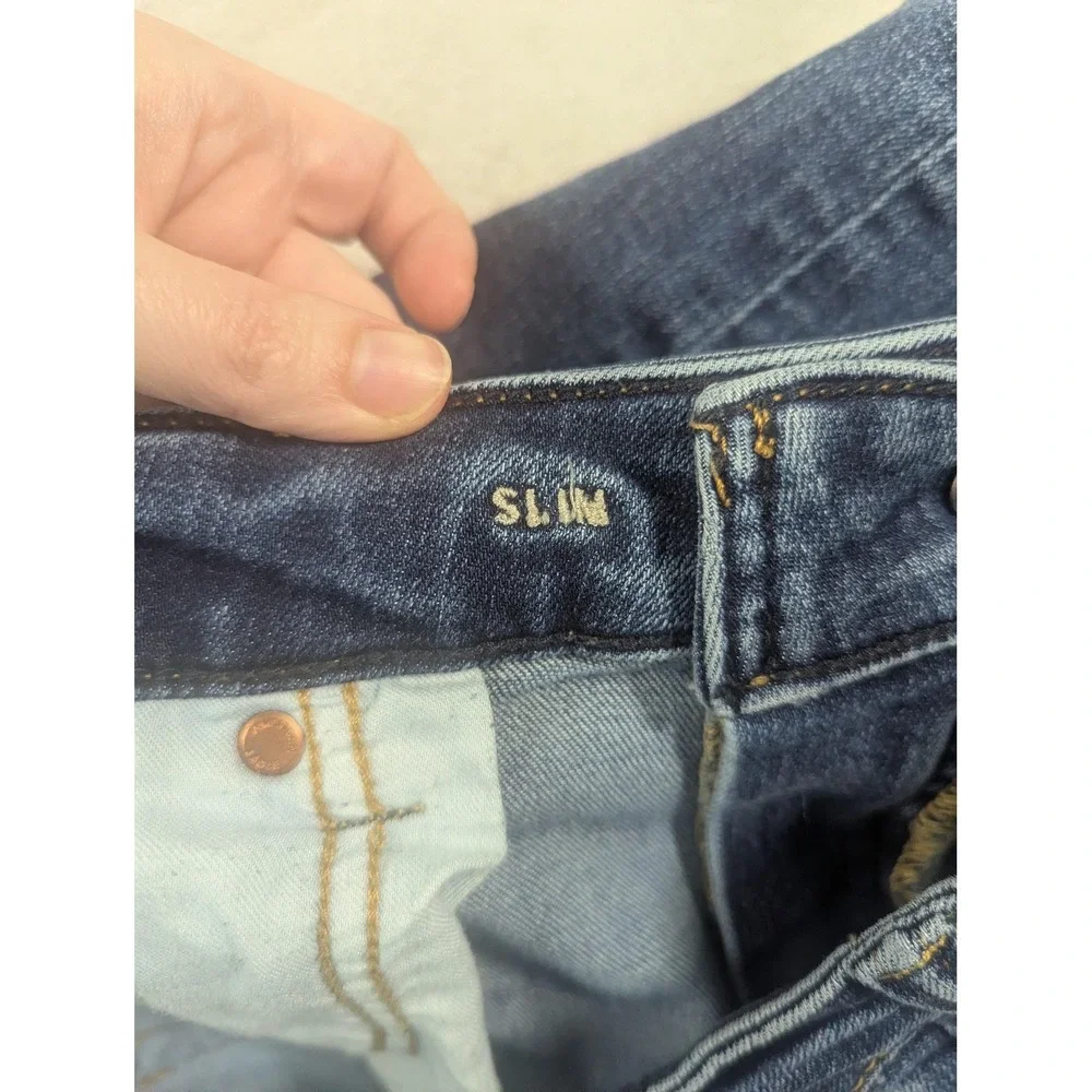 American Eagle Outfitters Jeans Mens 38x30 Blue Airflex+ Temp Tech Slim Med Wash